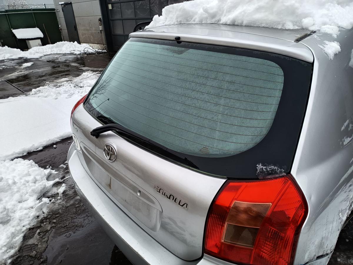 Toyota Corolla E12 original Heckklappe mit Scheibe 199 Silber Bj 2002