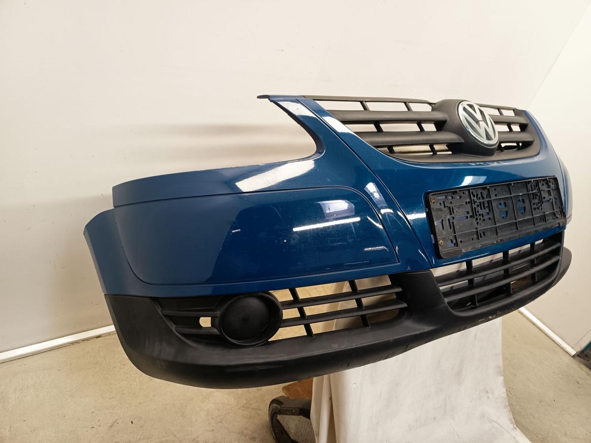 VW Fox original Stoßfänger Stoßstange vorn LL5M Indienblau Bj 2005