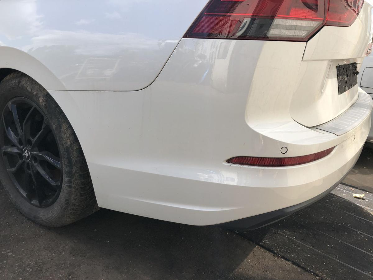 VW Golf 8 VIII CD Variant Stoßfänger hinten Heckschürze mit PDC L0K1 oryxweiß