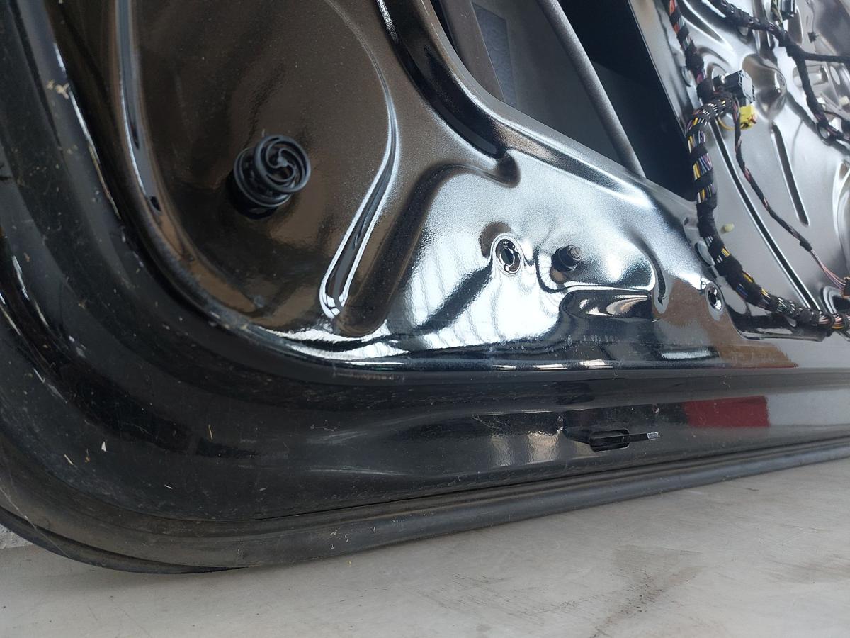 VW Polo 6R T&uuml;r vorn links Fahrert&uuml;r f&uuml;r 3 t&uuml;rer L041 Brillantschwarz Besch&auml;digt