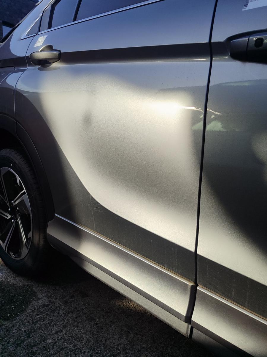 Mitsubishi Eclipse Cross original T&uuml;r hinten rechts Titanium grau metallic U17