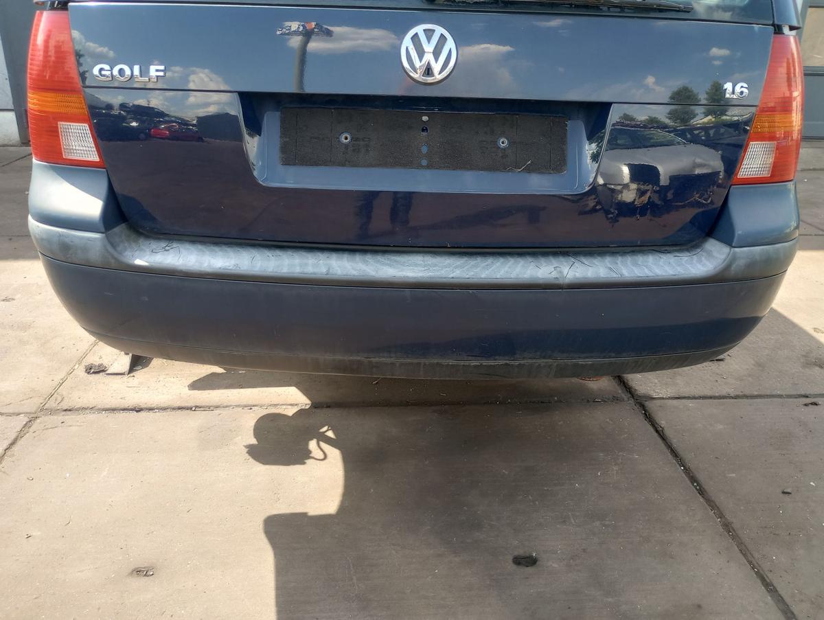VW Golf VI 4 Variant orig Stoßstange hinten Stoßfänger Kombi LA5G Blau Bj 2000