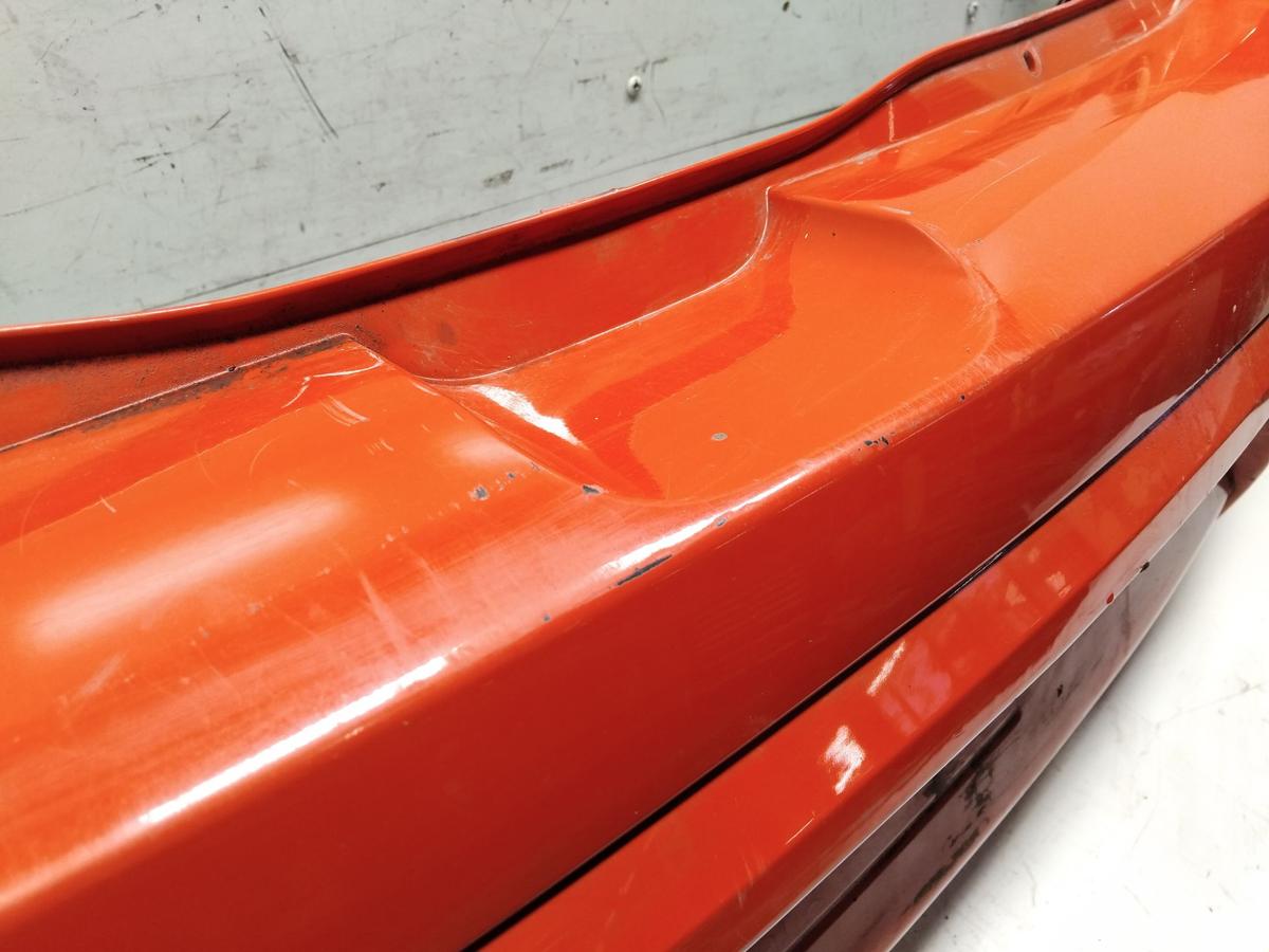 Dacia Sandero 1 original Sto&szlig;f&auml;nger Sto&szlig;stange hinten rot BJ2009