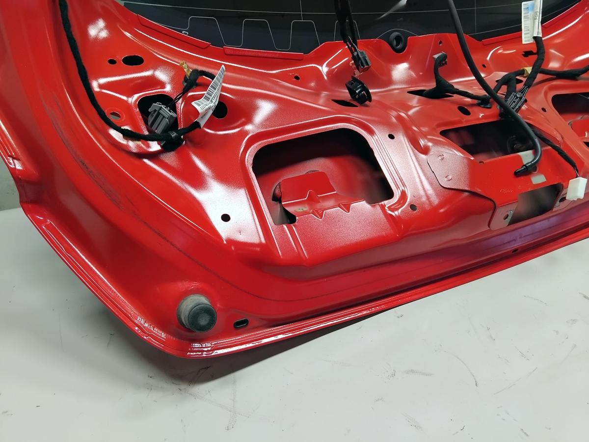 Ford Fiesta HJ HF Heckklappe racerot mit Heckscheibe dunkel Bj.2019