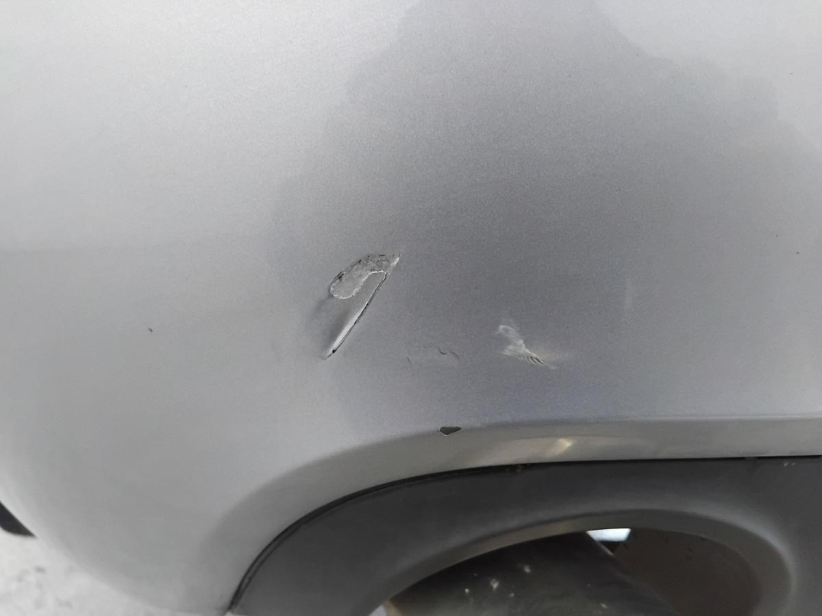 Audi A6 4F Limousine original Sto&szlig;stange Stossf&auml;nger hinten PDC BJ2006 LY7H Akoyasilbermetallic