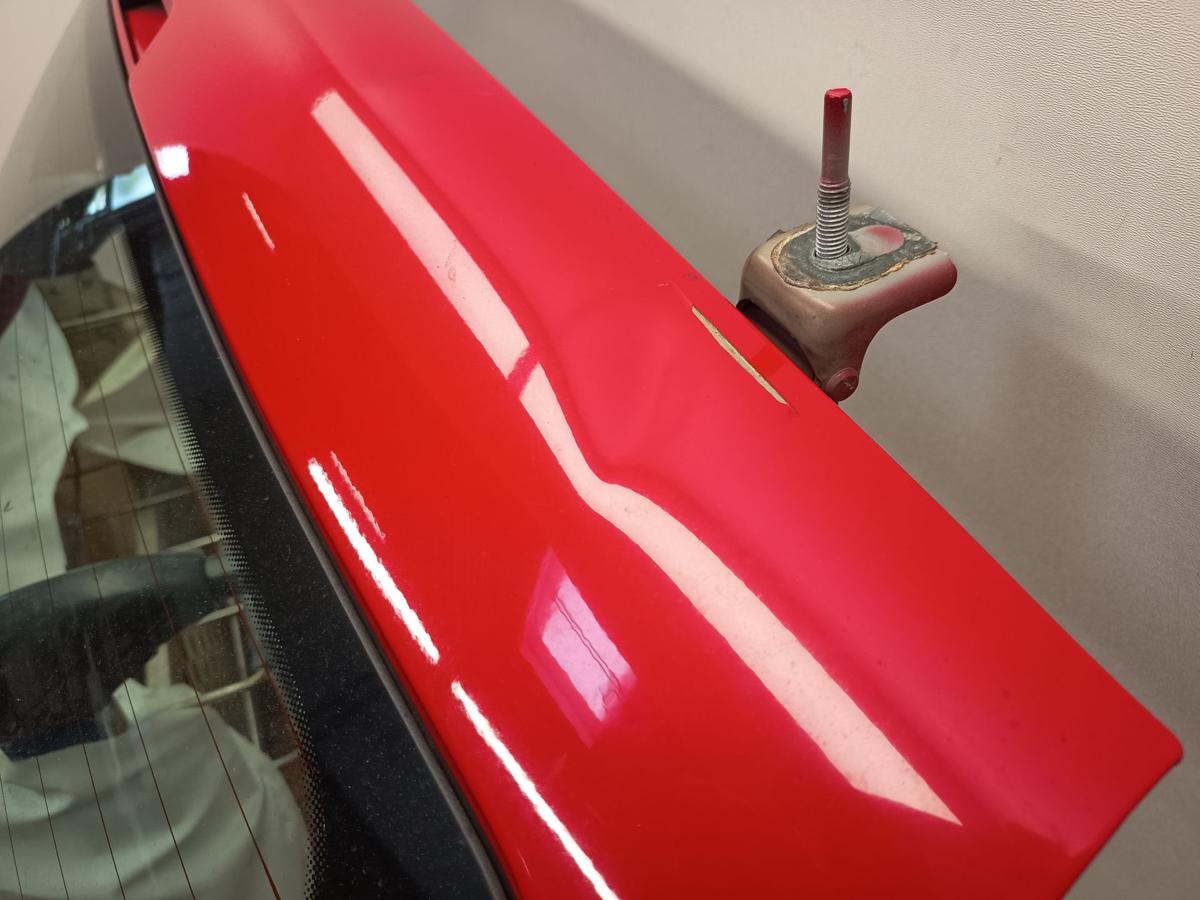 VW Caddy 3 III 2K Life orig Heckklappe mit Scheibe Kofferraum LY3D Rot Bj 2009