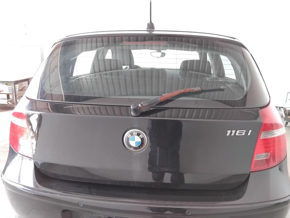 BMW 1er E81 E87 Heckklappe 668 SCHWARZ II mit Heckscheibe BJ2008