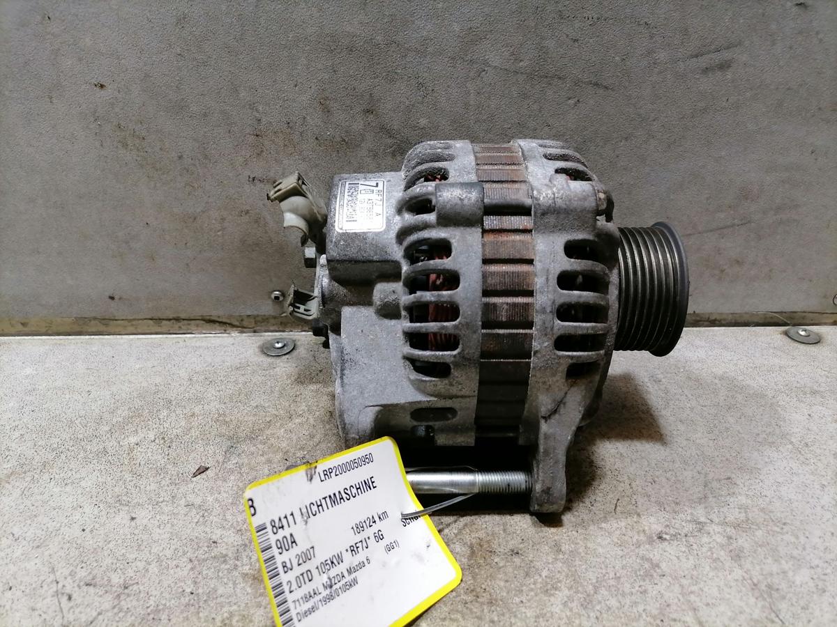 Mazda 6 GY original Lichtmaschine Generator 90A 2.0TD 105KW Bj.2007