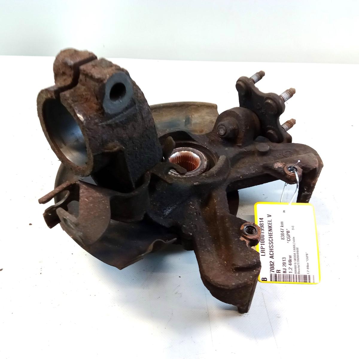 Skoda Fabia 5J Achsschenkel Radlagergeh&auml;use vorn rechts 1.2 44kw CGPB BJ2013