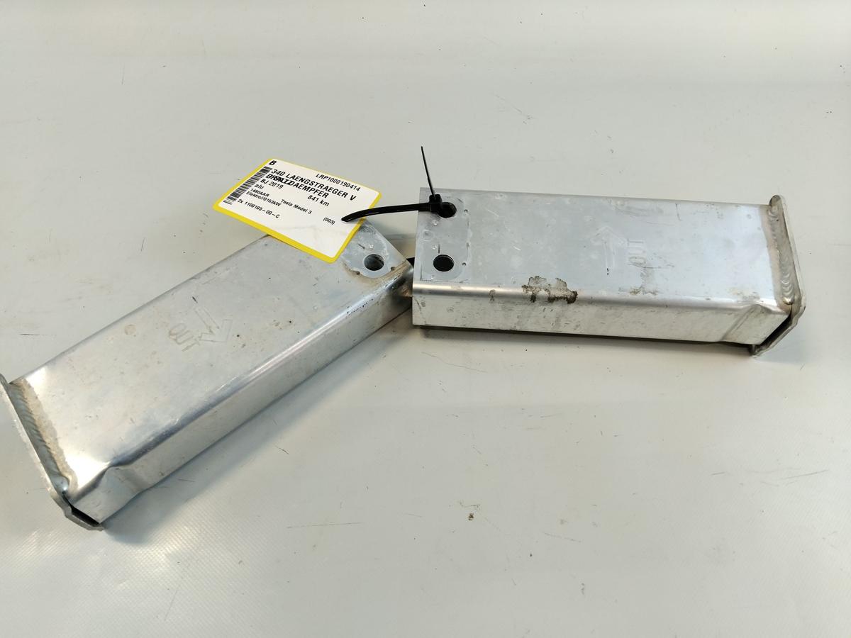 Tesla Model 3 original Satz Pralldämpfer Längsträgerenden links & rechts BJ2019