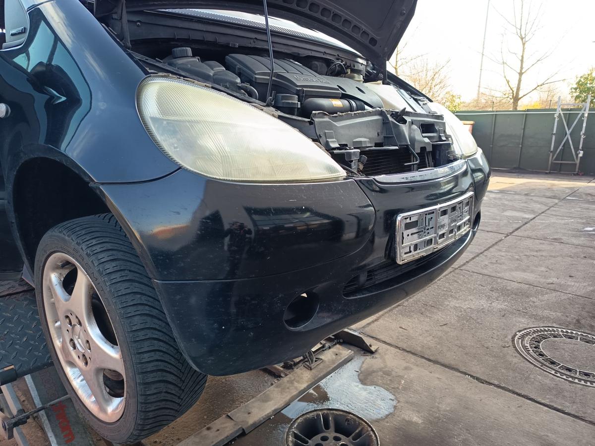 Mercedes A-Kl. W168 original Sto&szlig;stange F&auml;nger vorn Front 696 Nachtschwarz Bj 99