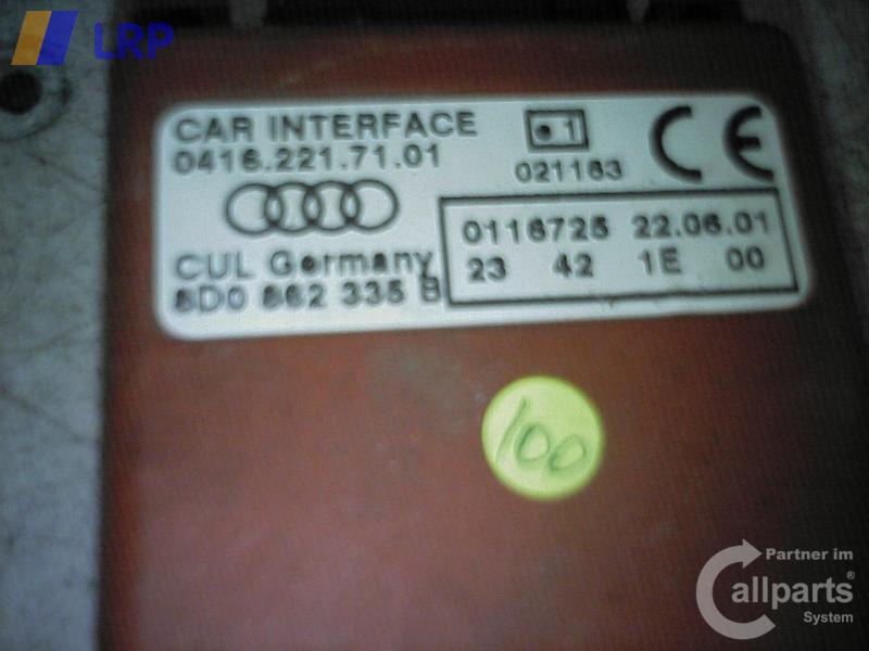 Audi A2 8Z original Interfacebox Telefon 8D0862335B BJ2001