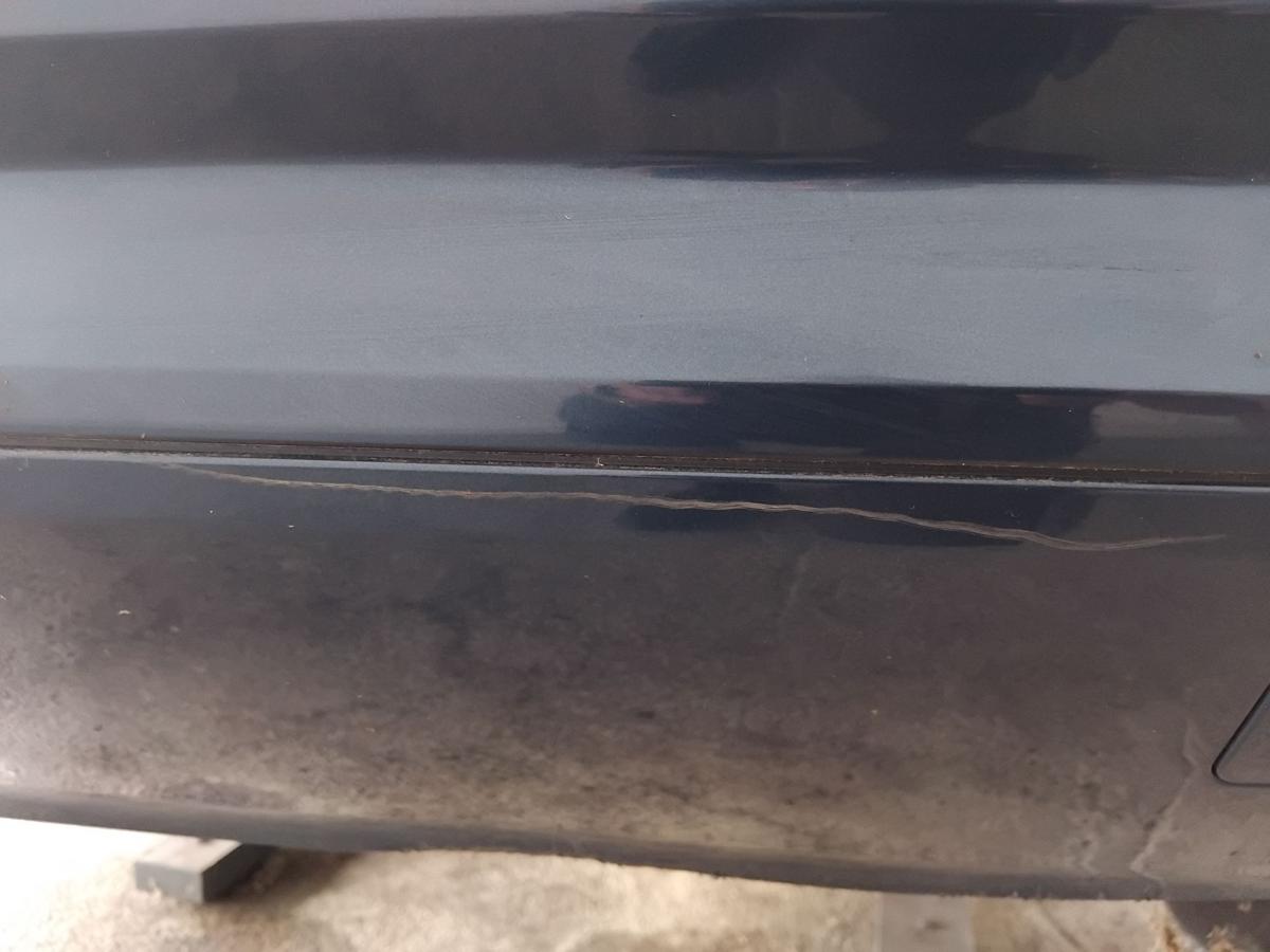 Audi A3 8P 3-t&uuml;rig orig Sto&szlig;stange Stossf&auml;nger hinten BJ2006 LZ5C Mauritiusblau