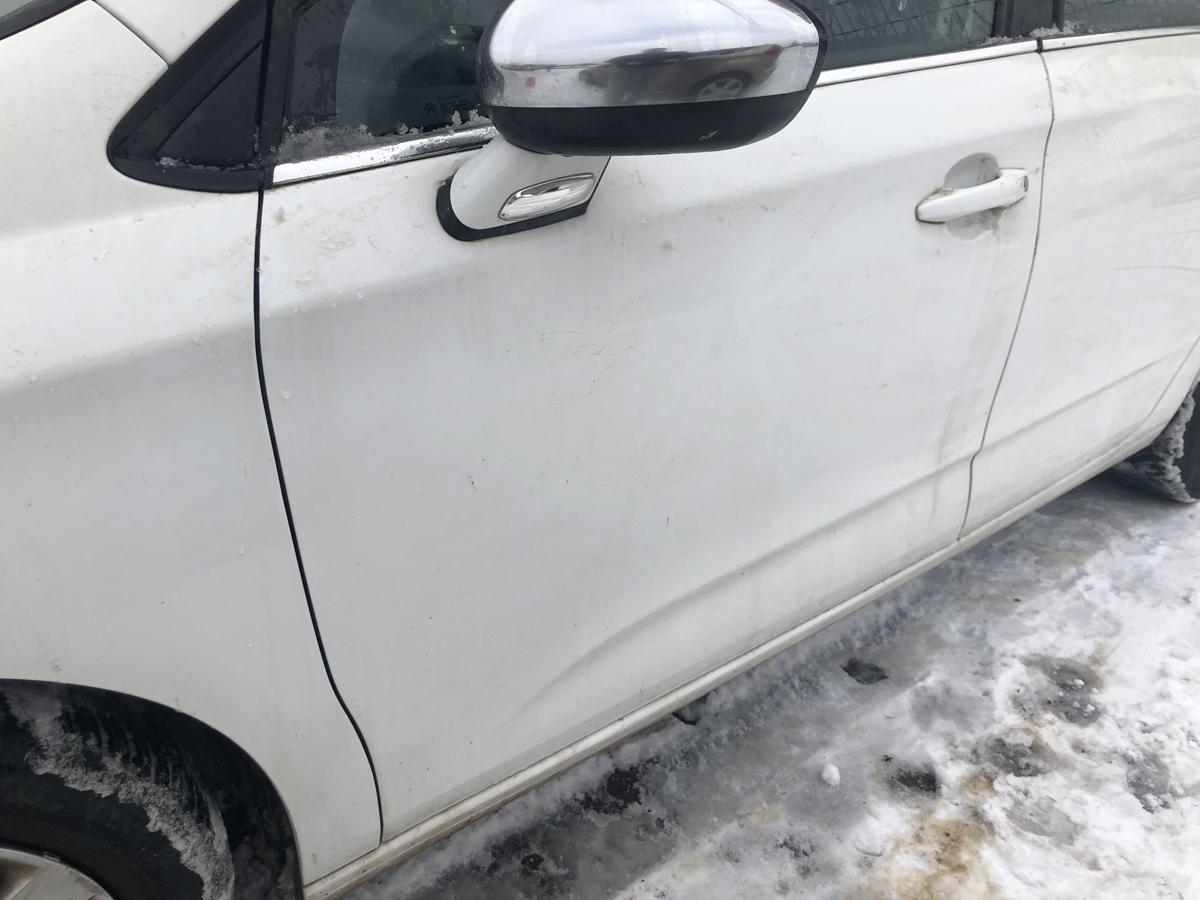 Citroen C4 II Typ N T&uuml;r vorn links Fahrert&uuml;r im Rohbau EWP weiss Banquise