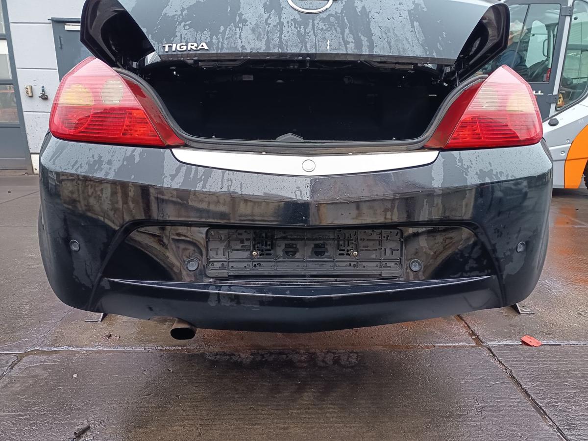 Opel Tigra TwinTop orig Sto&szlig;stange hinten Sto&szlig;f&auml;nger Cabrio 20R Schwarz Bj2007