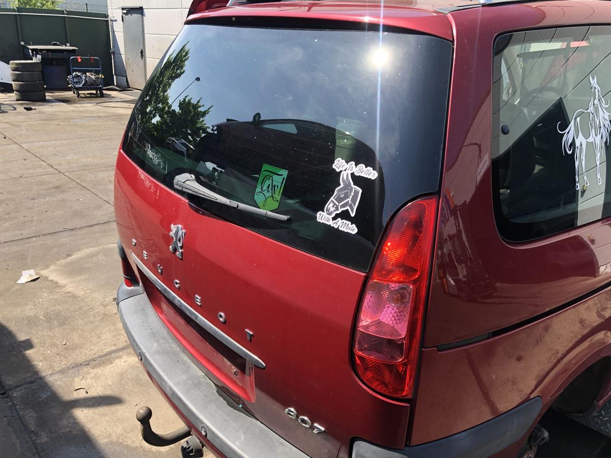 Peugeot 807 original Heckklappe mit Scheibe KKQ Tiefrot Bj 2004