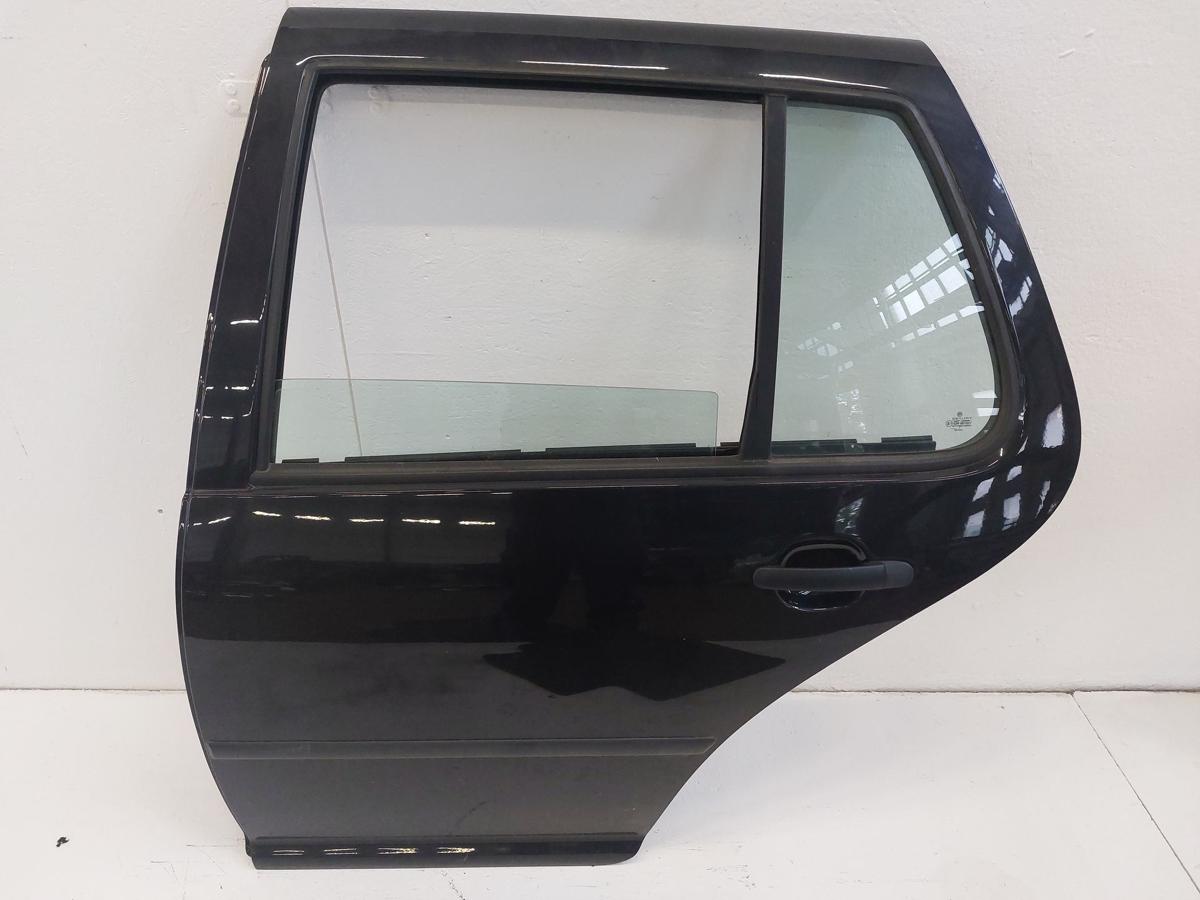 VW Golf 4 IV 1J Tür hinten links nur für 5 türer Fondtür LC9Z Black Magic Pearl