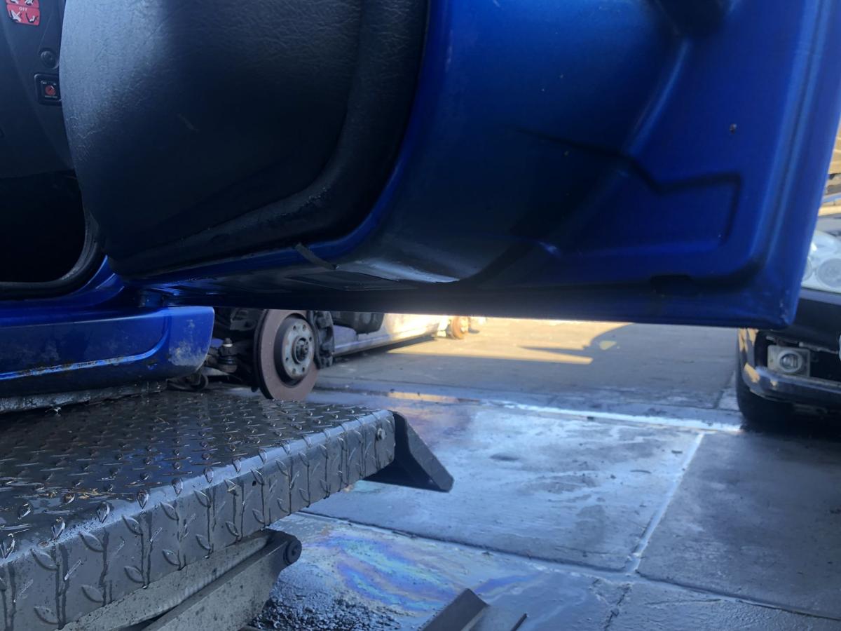 Citroen Berlingo I original Tür vorn rechts Beifahrer KMH Königsblau Bj 2006