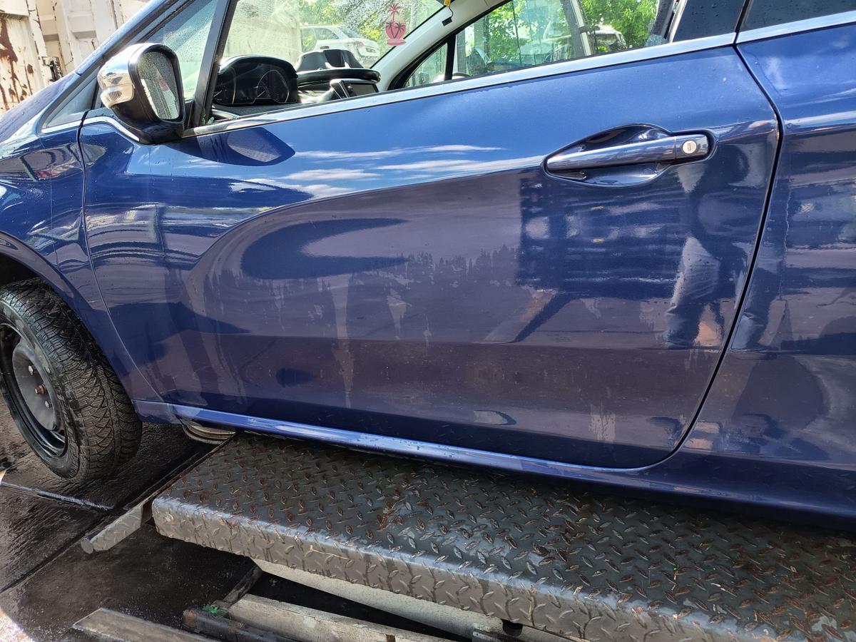 Peugeot 208 I orig Tür links 3türer Fahrertür KUC Blau Bj 2012-2015