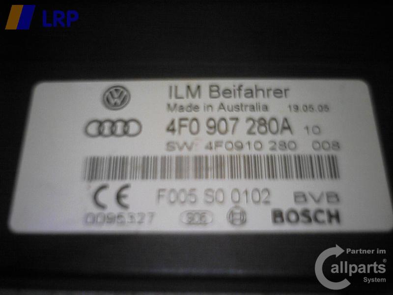 Audi Q7 4L Steuergerät Bordnetz rechts 4F0907280A Bosch F005S00102 Bj.2006