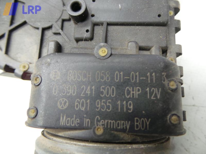 Skoda Fabia 6Y Wischermotor vorn 6Q1955119 0390241500 BOSCH BJ2001