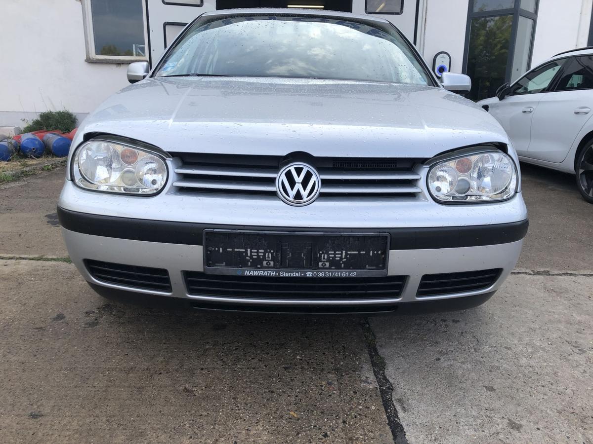 VW Golf 4 IV 1J Sto&szlig;f&auml;nger vorn Frontsch&uuml;rze Sto&szlig;stange LA7W Reflexsilber Met