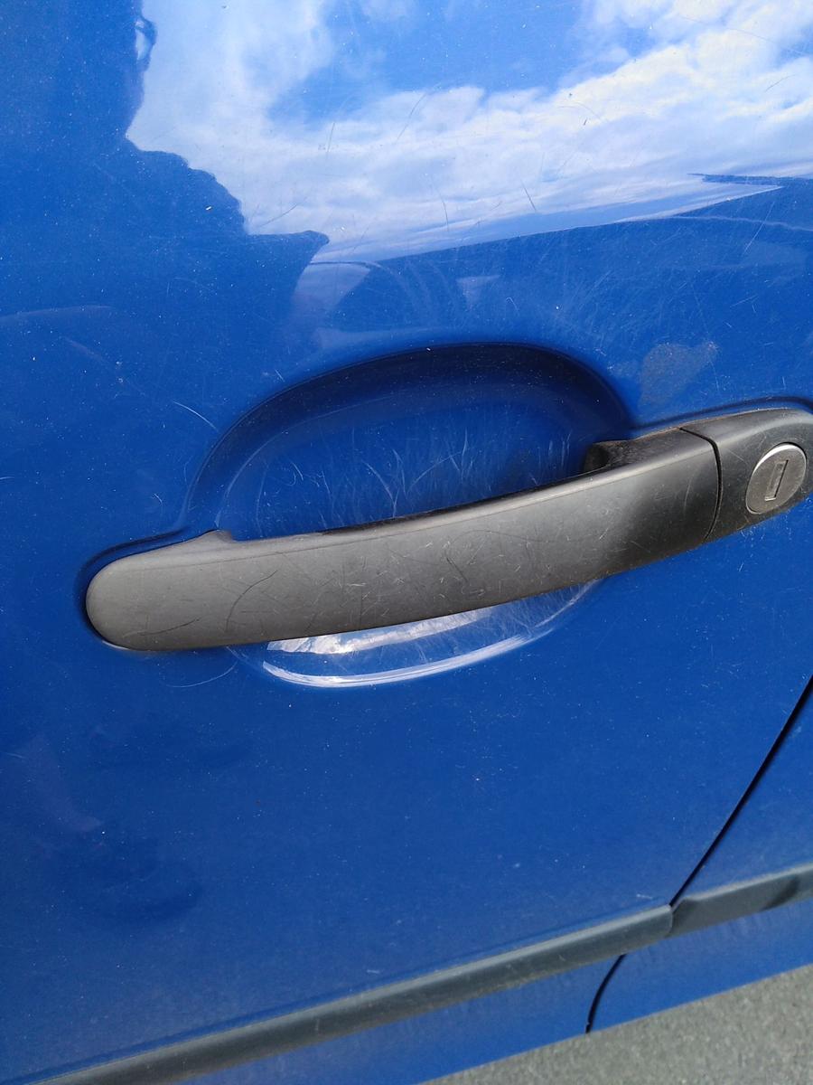 Skoda Fabia 2 5J T&uuml;r vorn links Fahrert&uuml;r dynamicblau 4590 LF5K Bj.2009