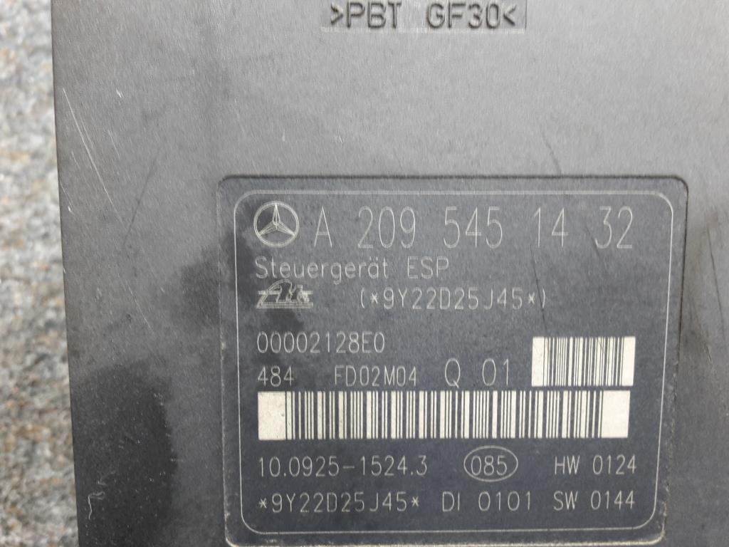 Mercedes C-Klasse W203 BJ 2003 ABS Block Hydroaggregat A0044315412