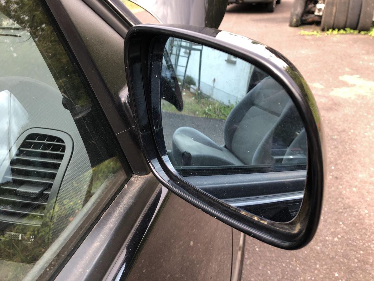 VW Lupo 6X Au&szlig;enspiegel rechts Seitenspiegel manuell L041 Brillantschwarz