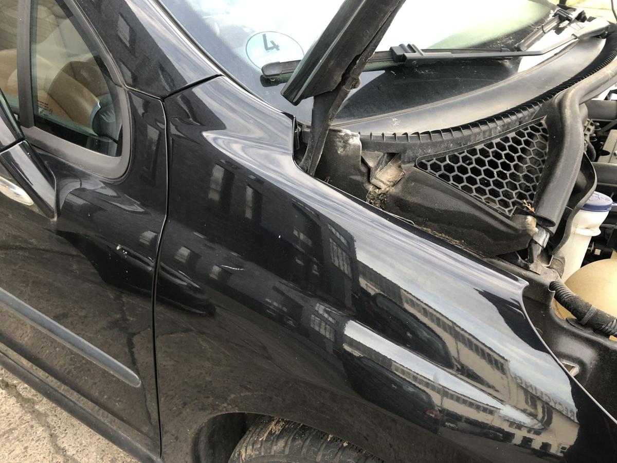 Peugeot 207CC Kotflügel vorn rechts Beifahrerseite EXL Schwarz Obsidien Metallic