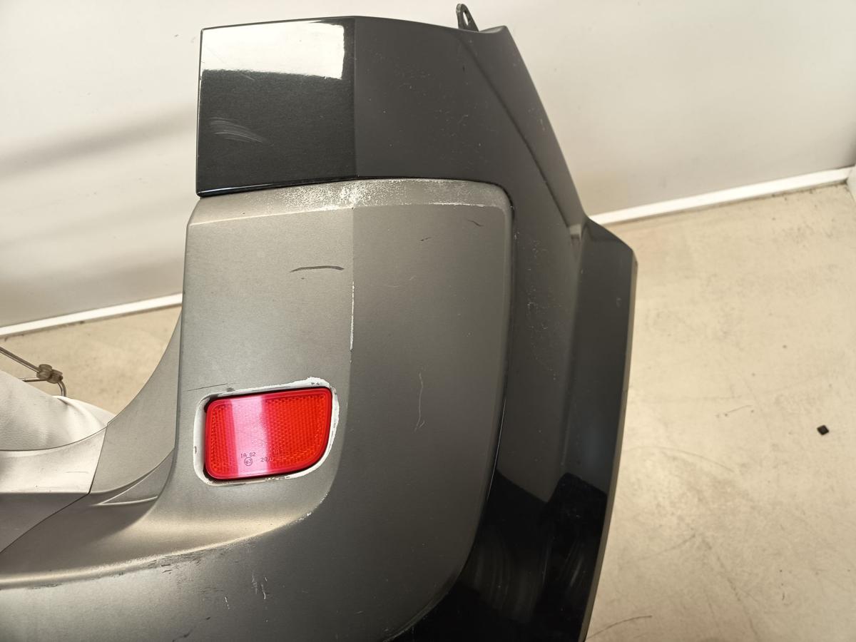 Renault Scenic II Phase I orig Stoßfänger/Stoßstange hinten NV676 BLACK Bj 2003