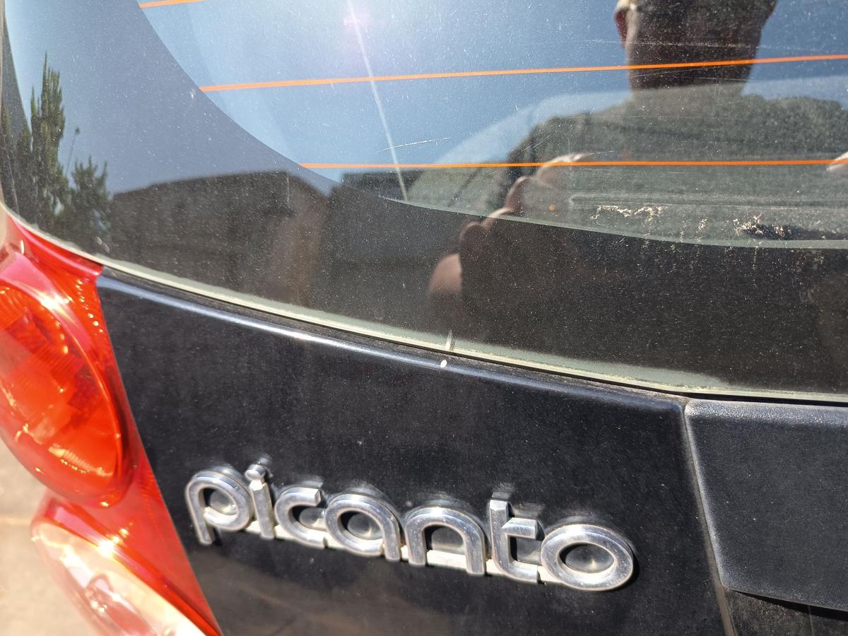 Kia Picanto BA original Heckklappe mit Scheibe Galaxy Black Baujahr 2009