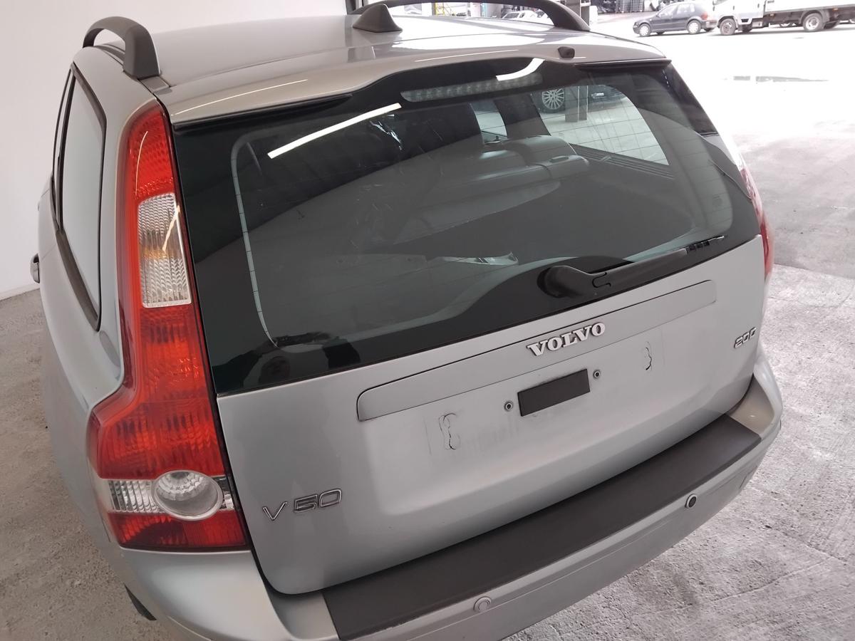 Volvo V50 II Kombi Heckklappe 477 Electric Silber mit Heckscheibe BJ2007