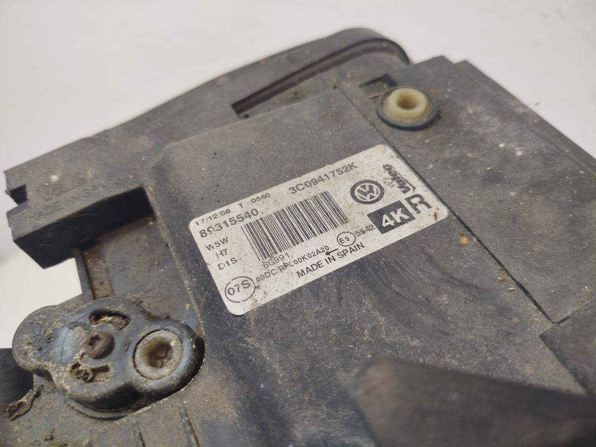 VW Passat 3C B6 Variant Scheinwerfer rechts Xenon Valeo Kurvenlicht OEM