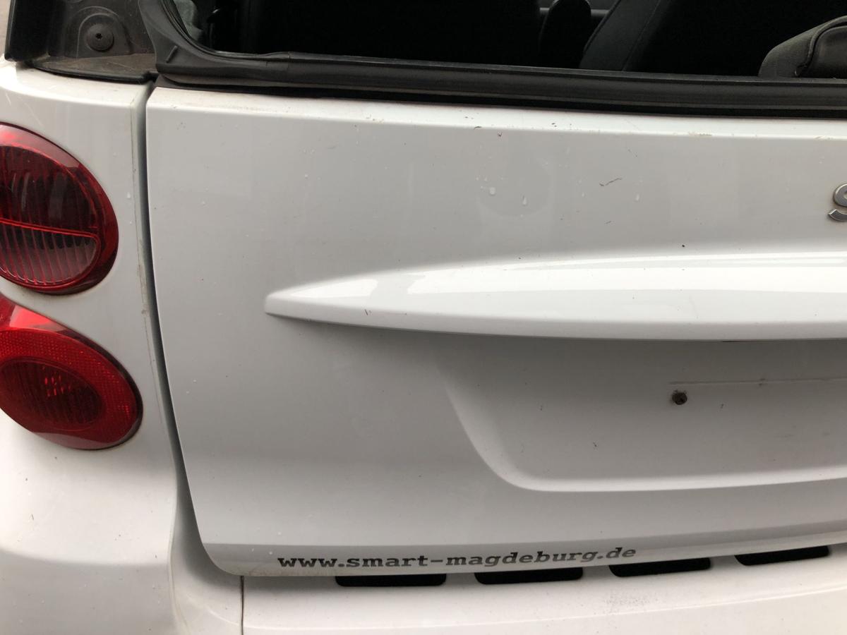 Smart 451 Mopf Heckklappe Unterteil Ladeklappe EAZ Kristallweiß