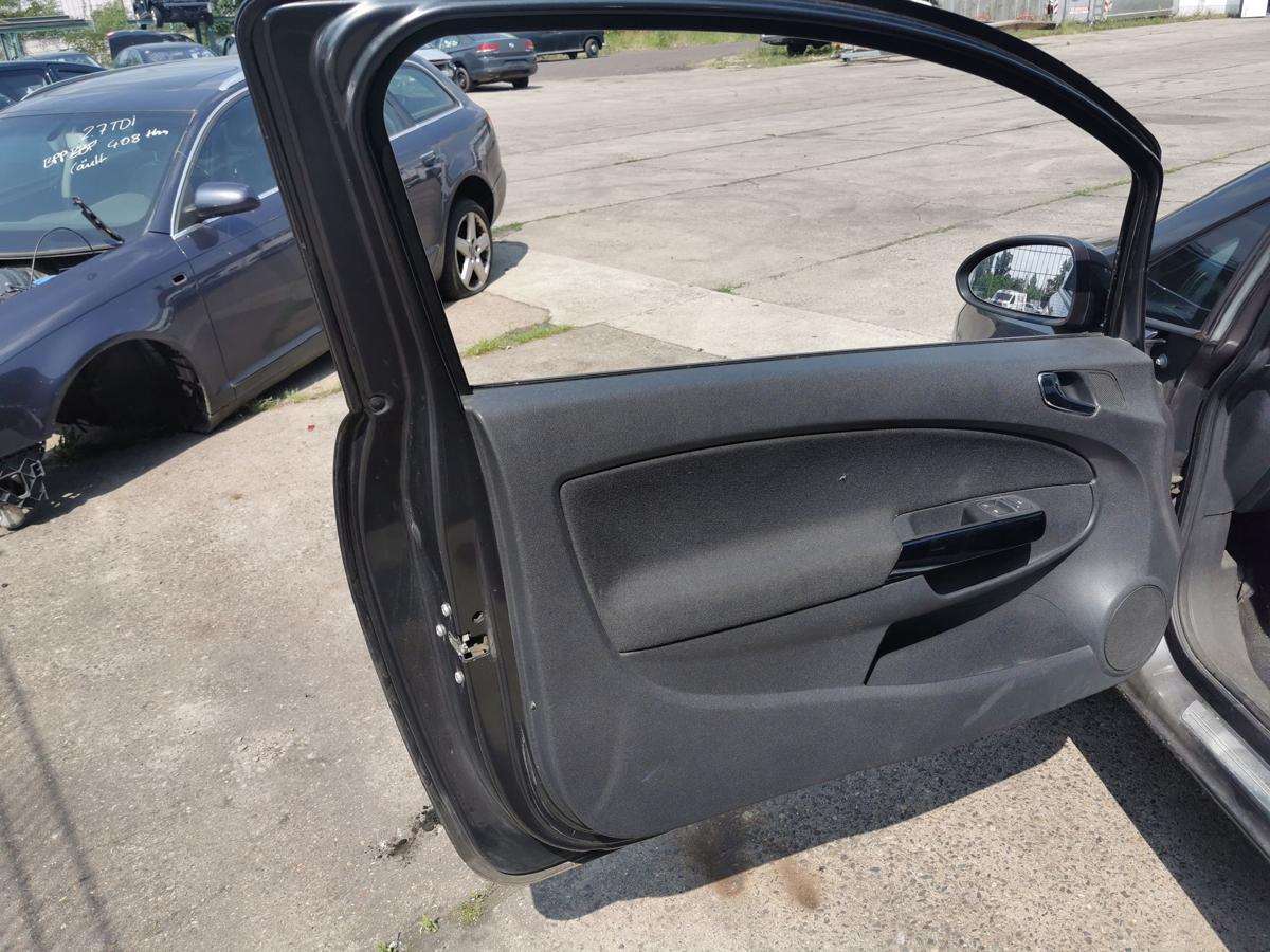 Opel Corsa D Fahrertür Tür Autotür Rohbautür vorn links Z177 Karbongraumet 3trg