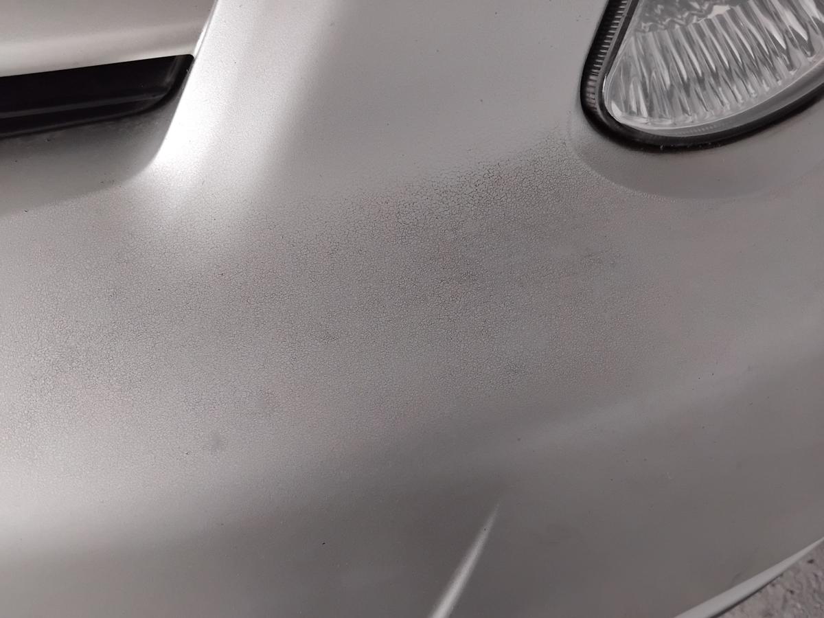 Toyota Corolla E12 Facelift original Stoßstange Stoßfänger vorn BJ2004 1C0 polarsilbermetallic
