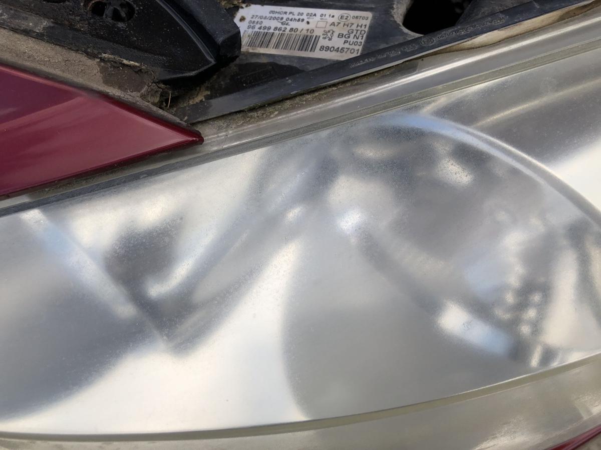 Peugeot 207 WA WC Scheinwerfer links Hauptscheinwerfer Valeo Tr&uuml;bung OEM