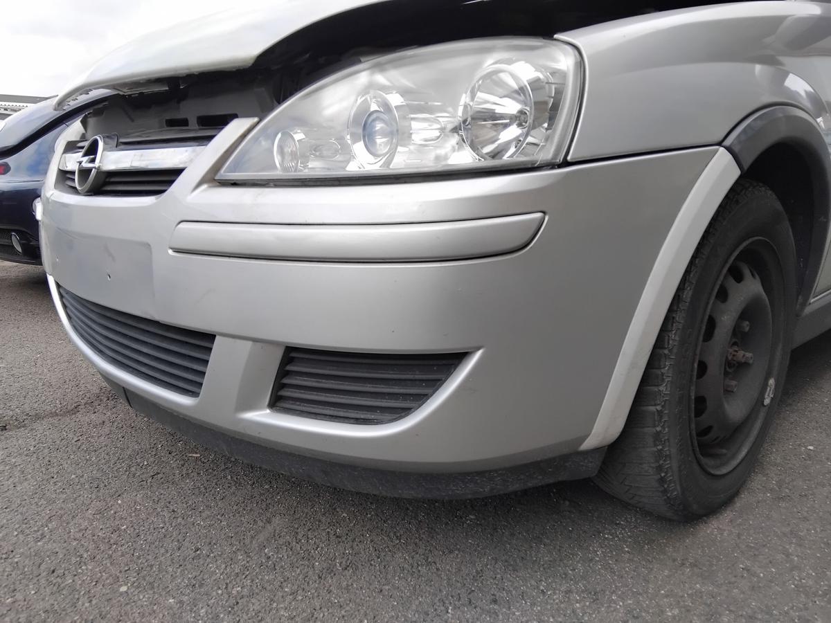 Opel Corsa C orig Sto&szlig;stange Sto&szlig;f&auml;nger vorn starsilber III Z157 Facelift BJ2006