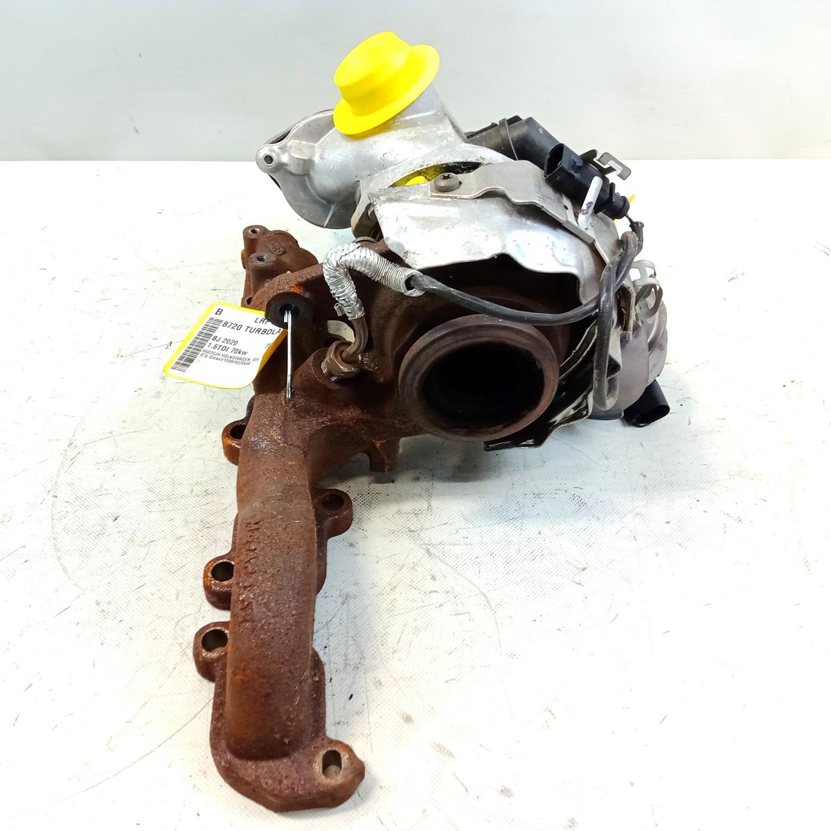 VW T-Cross 1C original Turbolader 04L253020S 1.6TDI 70kw DGTD GTD 1244 VZ Bj.2020