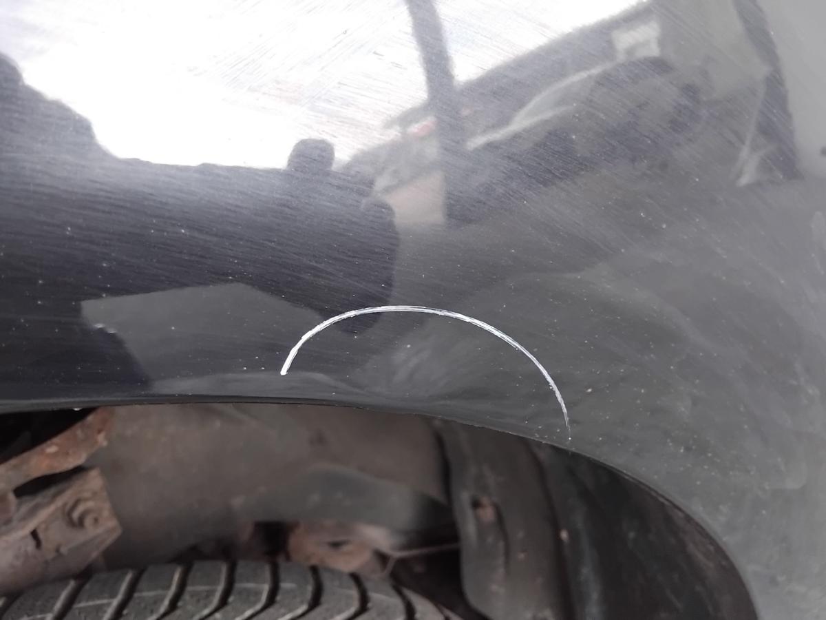 Ford Ka II RU8 original Kotfl&uuml;gel vorn links Midnight-Schwarz Metallic BJ2009