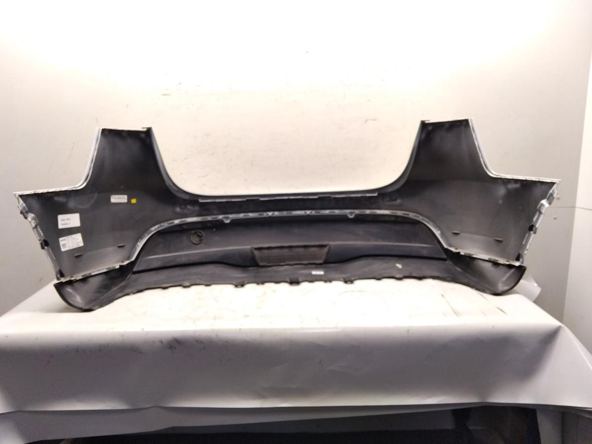 Tesla Model Y original Sto&szlig;stange Sto&szlig;f&auml;nger hinten weissmetallic PPSW BJ2022