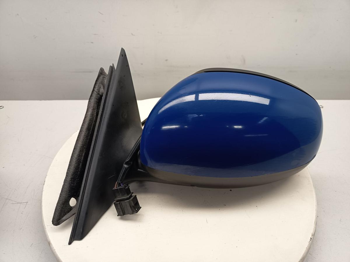 Skoda Fabia II 5J original Aussenspiegel links elektrisch F5K Dynamic Blue Bj 08