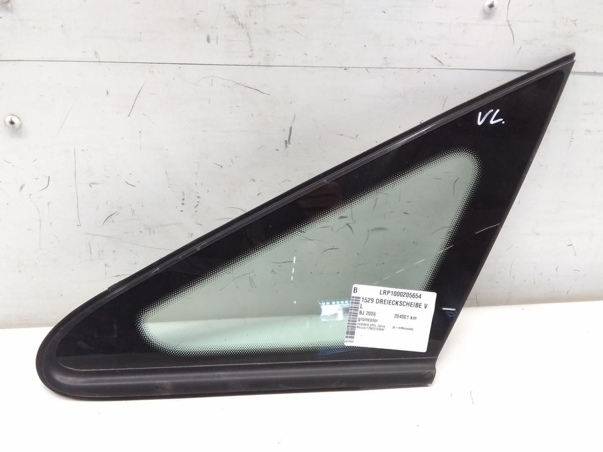 Opel Zafira B original Dreieckscheibe vorn links gr&uuml;ncolor BJ2006