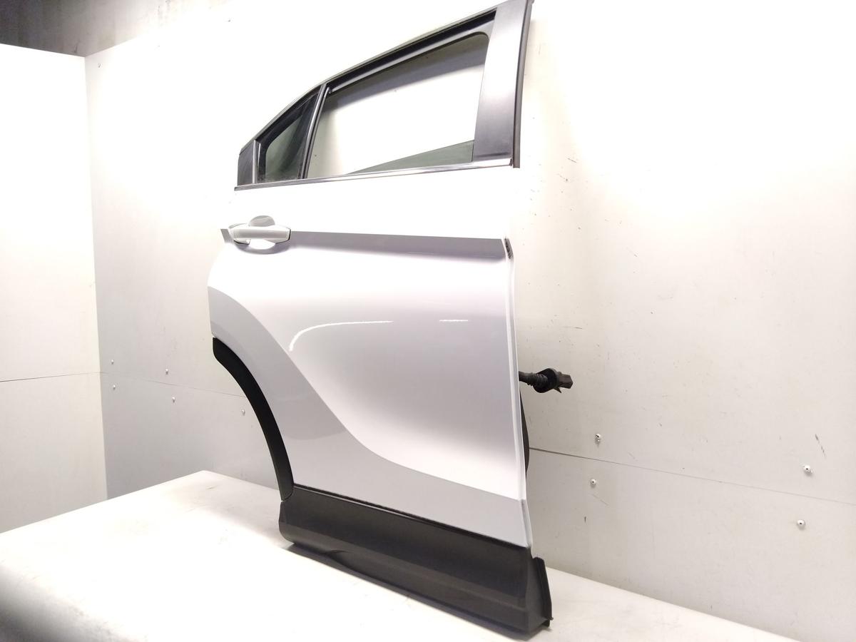 Mitsubishi Eclipse Cross original T&uuml;r hinten rechts weiss W37 T&uuml;rscheibe