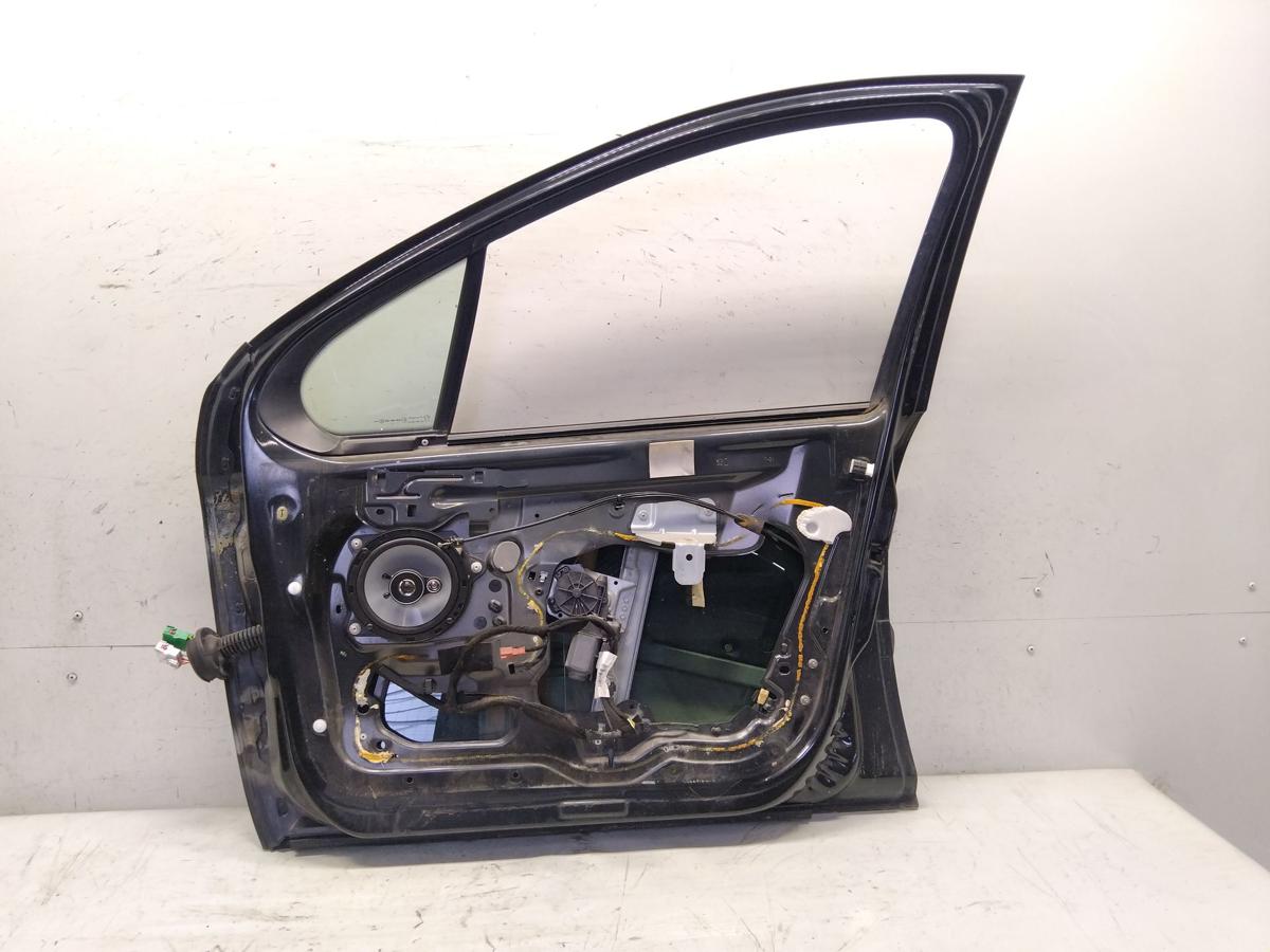 Peugeot 207 original T&uuml;r vorn rechts EXL Nachtschwarz Metallic BJ2006