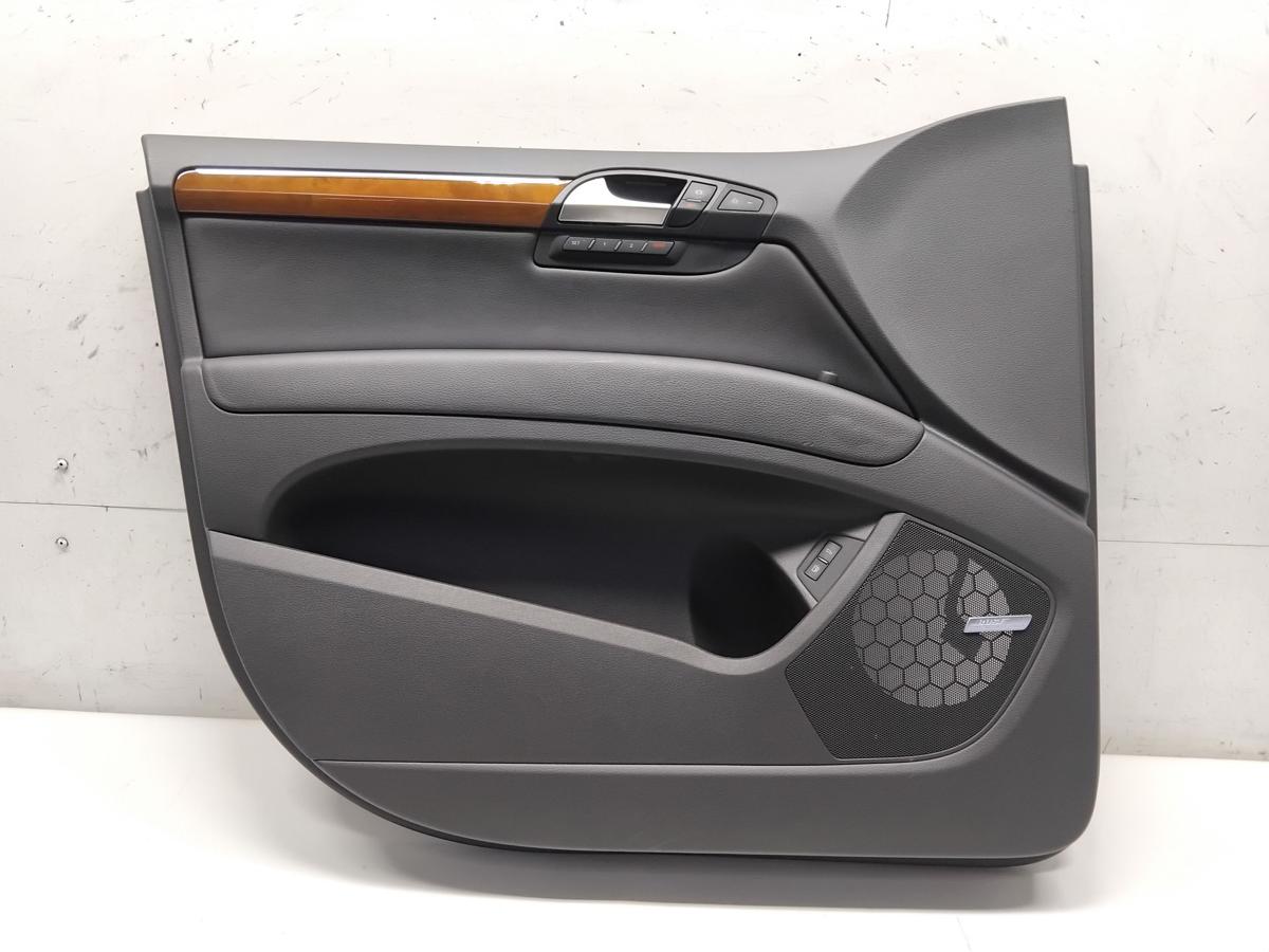 Audi Q7 4L original T&uuml;rverkleidung T&uuml;r vorn links BOSE Kunstleder Soul schwarz