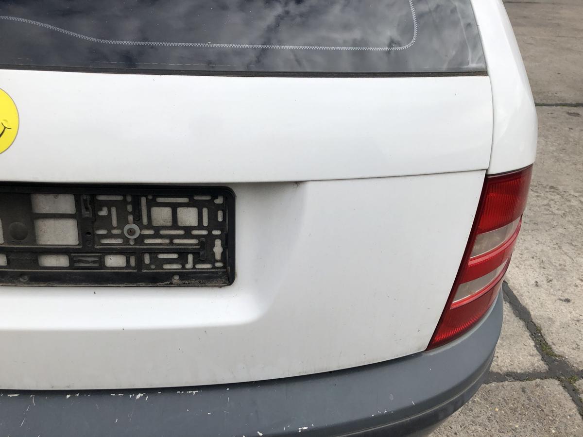 Skoda Fabia 6Y Praktik Heckklappe mit Scheibe ohne Heckwischer LF9E Candywei&szlig;