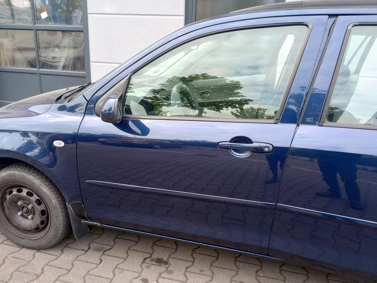 Mazda 2 DY orig Tür vorn links Fahrertür 27R Ozeanblau Bj 2004