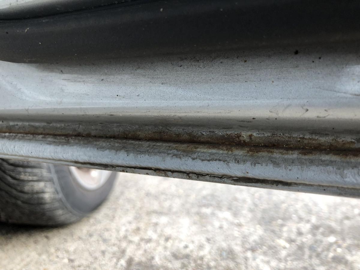 Mercedes A Klasse W169 Tür vorn rechts Beifahretür Rost Falz 3 türer 761 silber